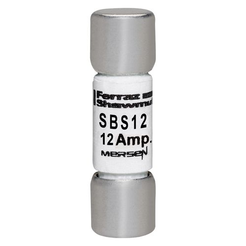 SBS12 - Fuse 600V 12A Fast-Acting Midget SBS Series